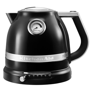 KitchenAid Artisan, temperatūras regulācija, 1.5 L, melna - Tējkanna