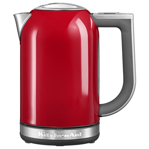 KitchenAid P2, temperatūras regulācija, 1.7 L, sarkana/pelēka - Tējkanna