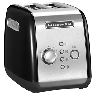 KitchenAid P2, 1100 W, melna/nerūsējošā tērauda - Tosteris