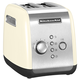 KitchenAid P2, 1100 Вт, бежевый/нерж. сталь - Тостер 5KMT221EAC