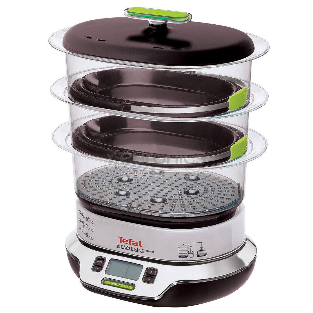 Tefal Vitacuisine Compact, 1800W, melna/sudraba - Tvaicētājs