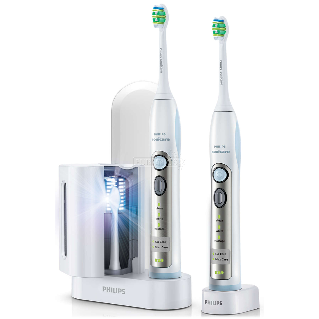 Elektriskā zobu birste Flexcare Sonic + uzgaļa UV tīrītājs, Philips
