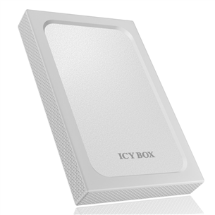 Korpuss cietajam diskam Icy Box 2.5'' USB3.0 Alu Balts