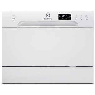 Electrolux, 6 place settings, white - Table Top Dishwasher
