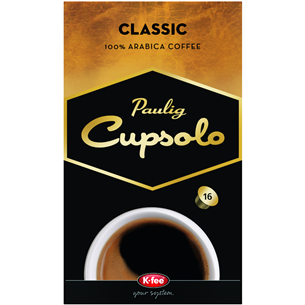 Coffee capsules Cupsolo Classic, Paulig