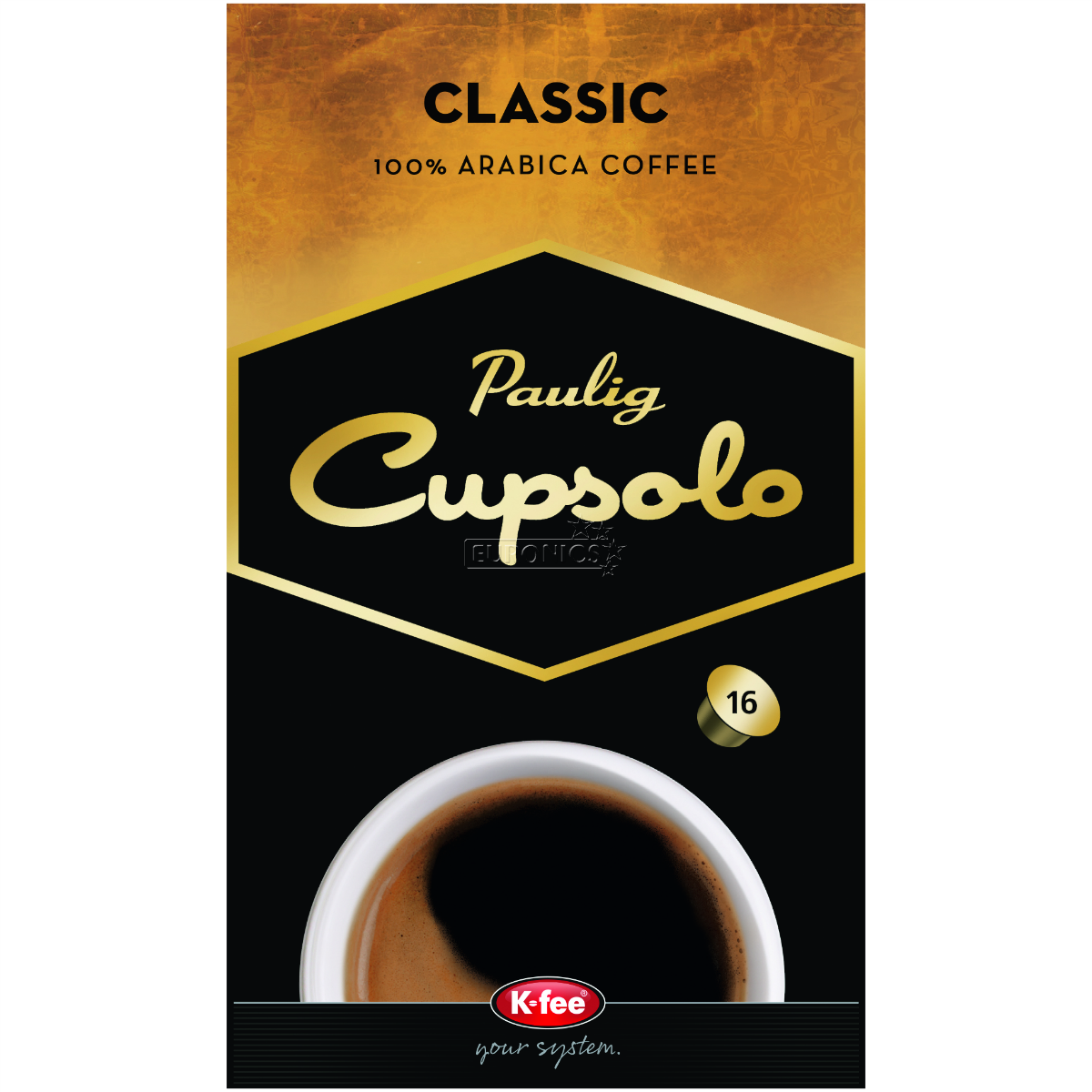 Кофейные капсулы Cupsolo Classic, Paulig, 62745