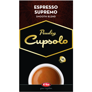Coffee capsules Cupsolo Espresso Supremo, Paulig