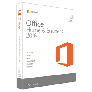 Office Home & Business 2016 for Mac, Microsoft / ENG