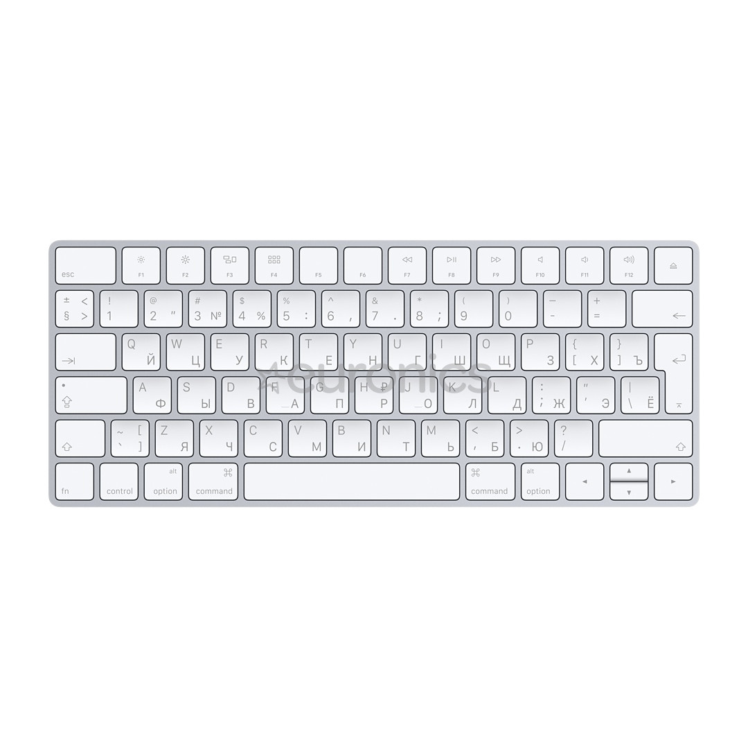 Apple Magic Keyboard, RUS, sudraba - Bezvadu klaviatūra