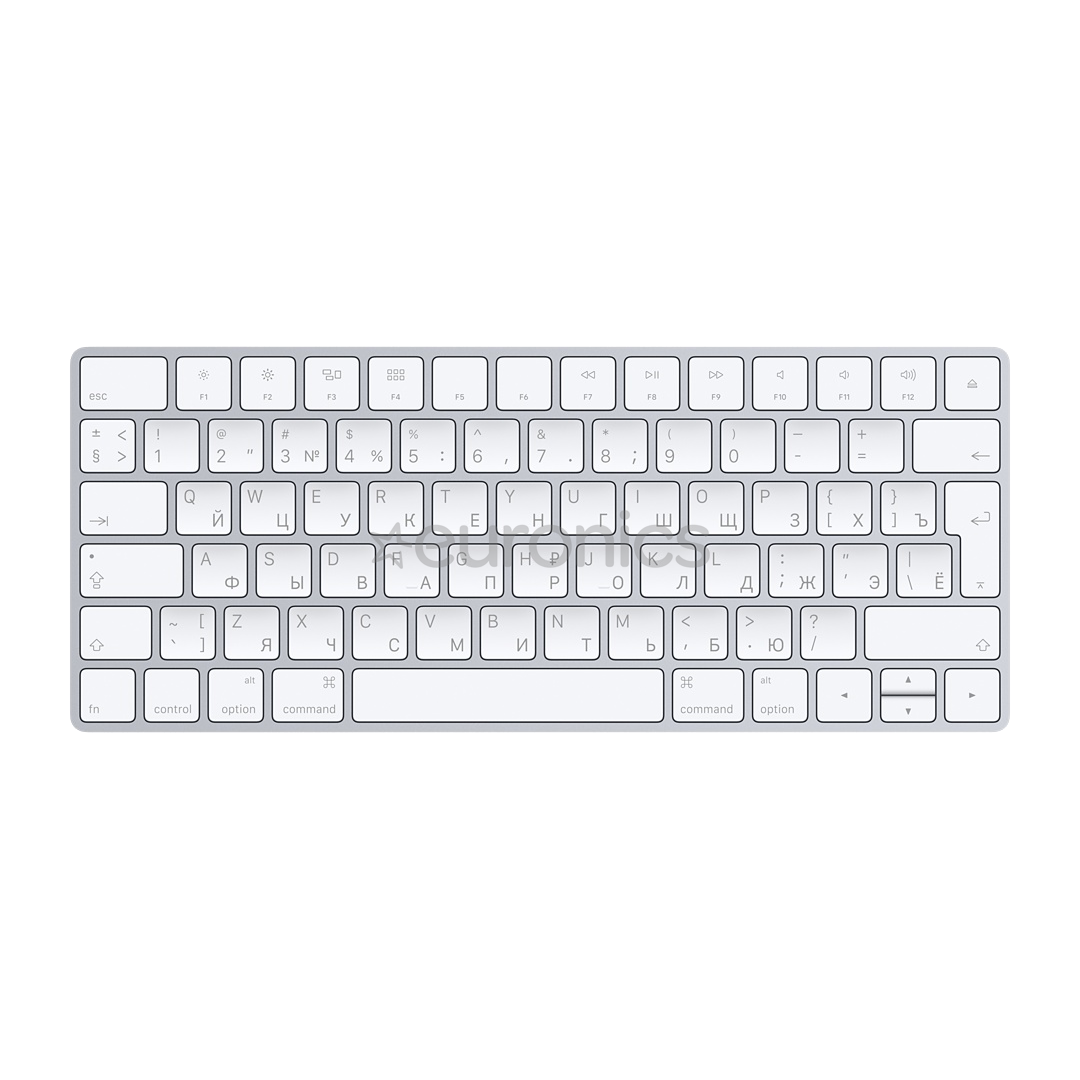 Apple Magic Keyboard, RUS, sudraba - Bezvadu klaviatūra