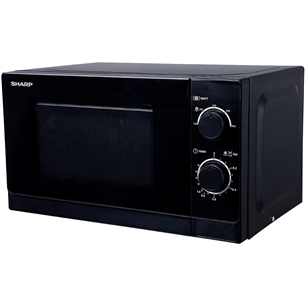 Sharp, 20 L, 800 W, black - Microwave Oven