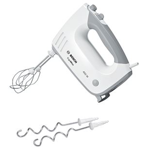 Bosch, 450 W, white/grey - Hand mixer