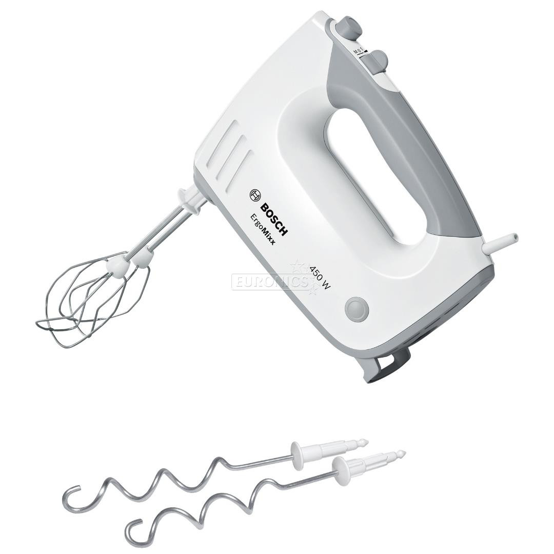 Bosch, 450 W, white/grey - Hand mixer