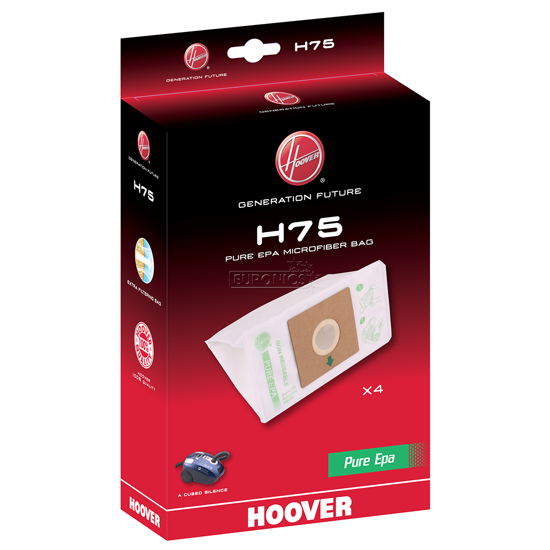 Putekļu maisiņi H75 PureHepa, Hoover