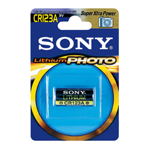 Baterija CR123A, Sony