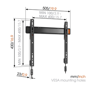 Sienas stiprinājums W50070 (32-55"), Vogel´s