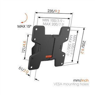 Sienas stiprinājums W50610 (19-43"), Vogel´s