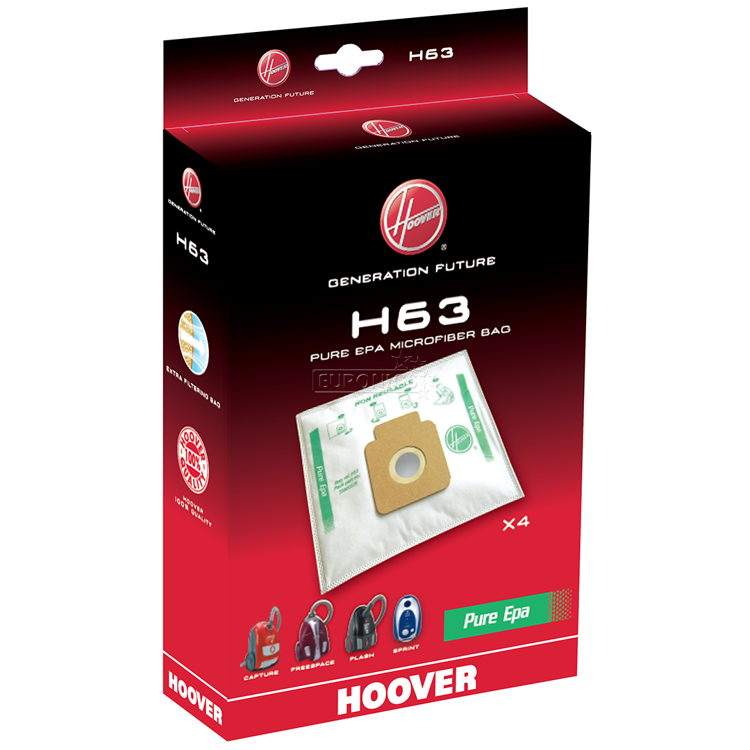 Hoover FreeSpace, 4 gab. - Putekļu sūcēja maisiņi