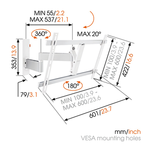 TV wall mount Vogel's W53081 (40-65")