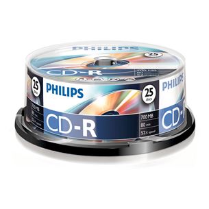 CD disks Philips 80min 25pcs