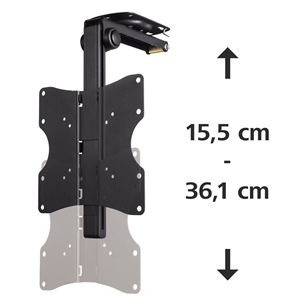 Hama TV Ceiling Bracket, 19-46", maksimālais svars 20 kg, melna - Griestu stiprinājums televizoriem