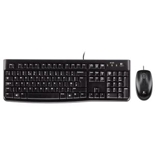 Logitech MK120, US, black - Desktop