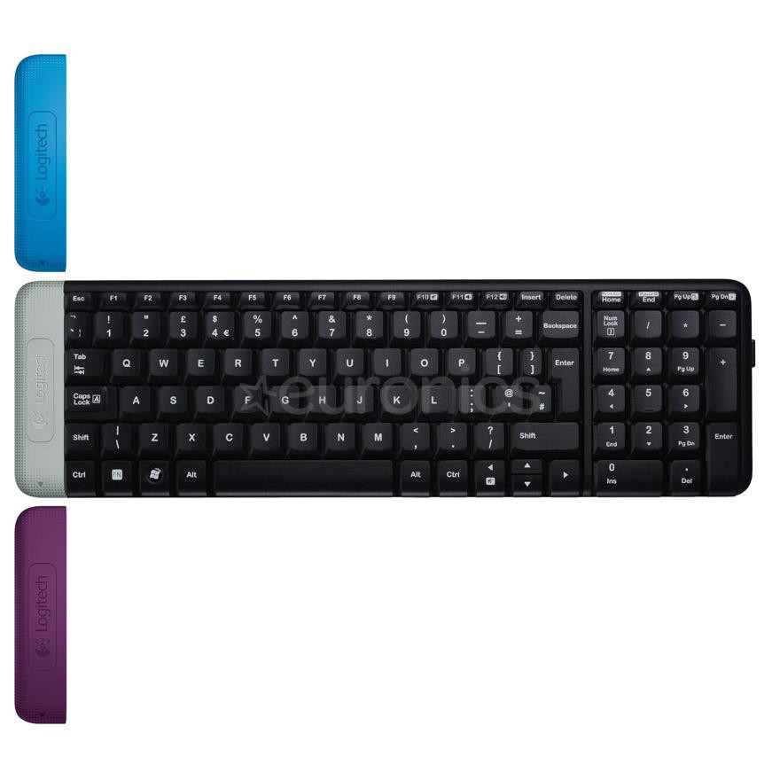 Logitech K230, US, melna - Bezvadu klaviatūra