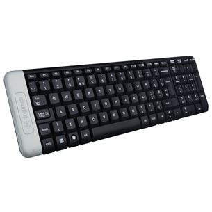 Logitech K230, US, melna - Bezvadu klaviatūra