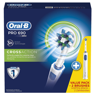 Elektriskā zobu birste Oral-B PRO690 Duo, Braun