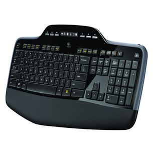 Logitech MK710, US, melna - Bezvadu klaviatūra ar peli