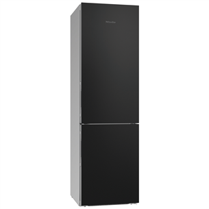 Miele, 351 л, высота 201 см, черная доска - Холодильник