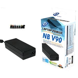 Fortron NB-V90, 90 W, melna - Universālais lādētājs portatīvajiem datoriem