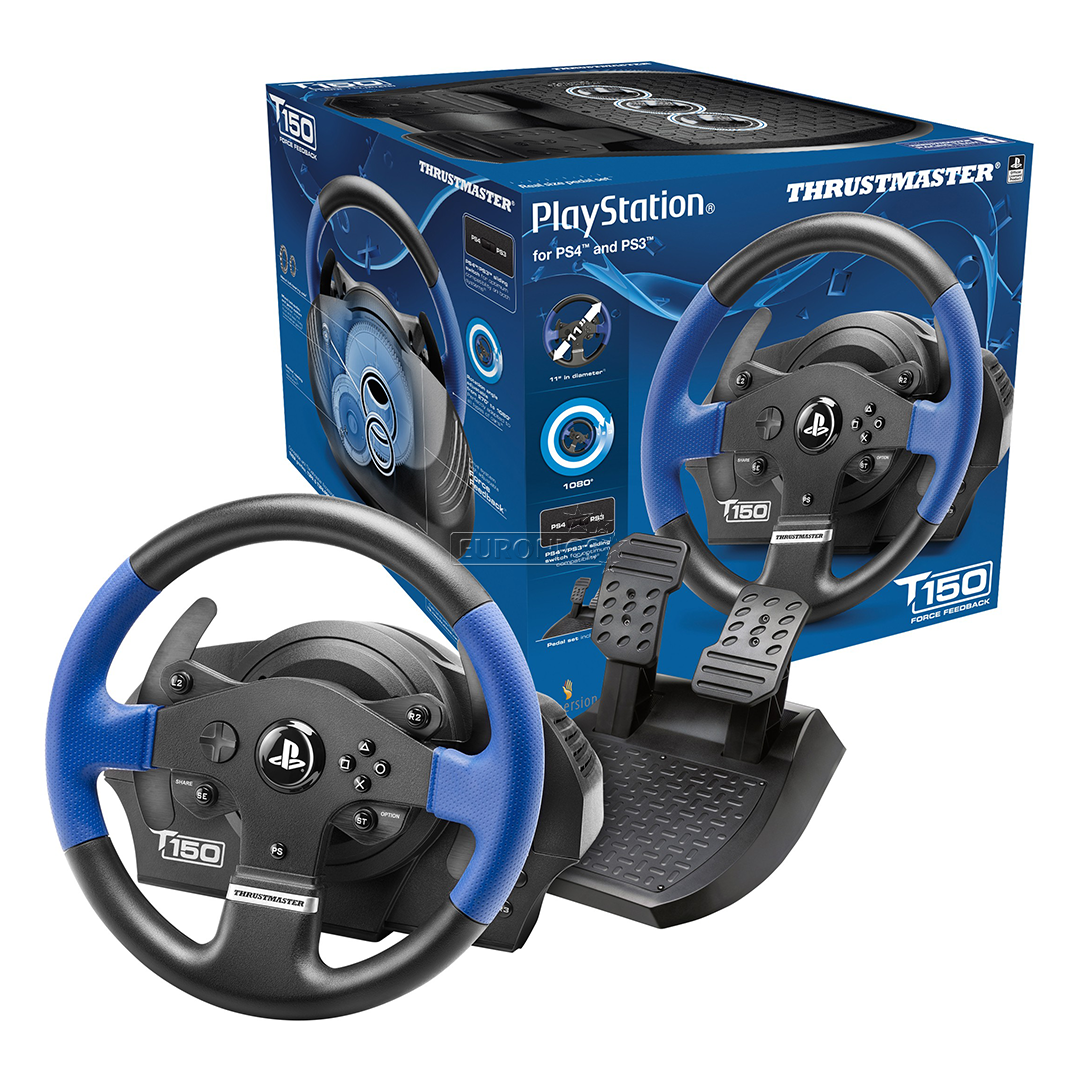 Spēļu kontrolieris stūre T150 RS priekš PS3 / PS4 / PC, Thrustmaster