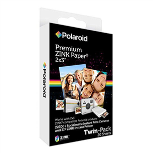Fotopapīrs Premium ZINK 2 x 3", Polaroid / 20 lpp