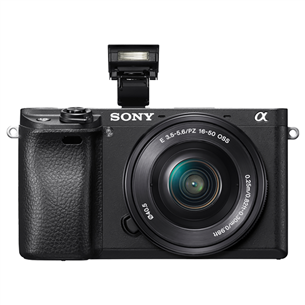 Digitālā fotokamera α6300 + 16-50mm Power Zoom objektīvs, Sony