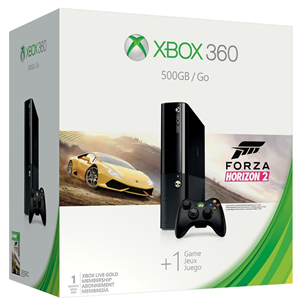 Spēļu konsole Xbox 360 E (500 GB) + Forza Horizon 2, Microsoft