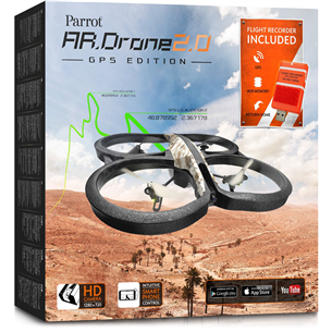 Radio vadāms lidaparāts AR.Drone 2.0 GPS Edition, Parrot
