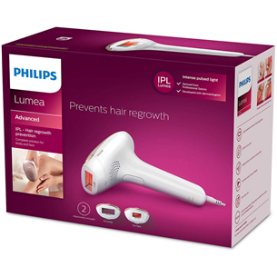 Philips Lumea Advanced, balta/rozā - Fotoepilators