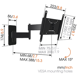 TV Wall Mount Vogel's MA2040 (19-40")