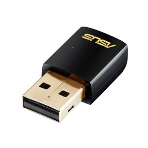 Wi-Fi USB adapteris Dual-band AC600, Asus / 300 Mbps