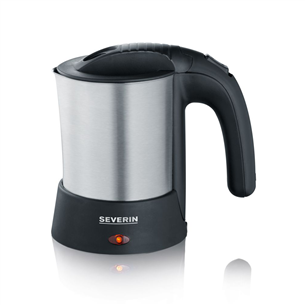 Severin, 2 cups, 0.5 L, black/inox - Travel kettle