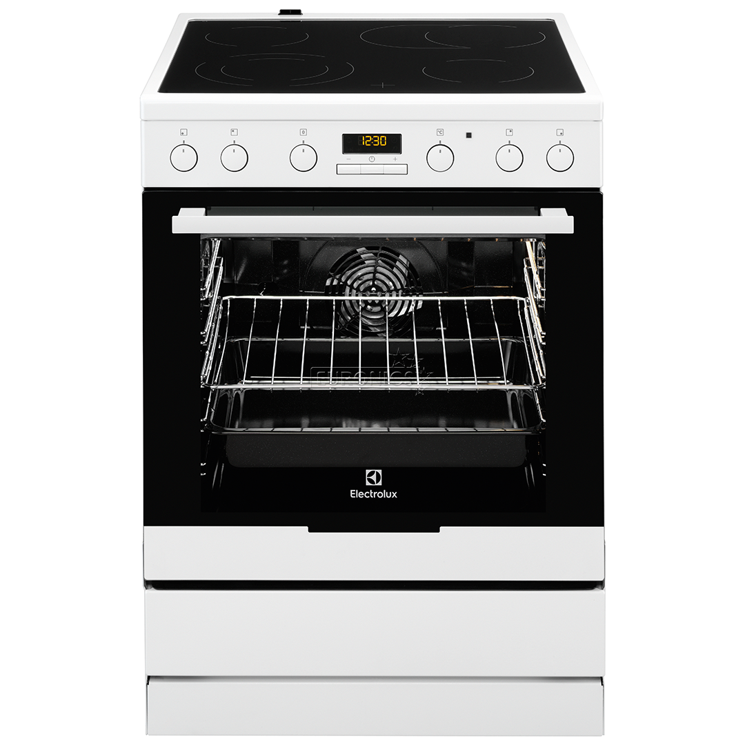 Elektriskā plīts ar keramisko virsmu, Electrolux (60 cm)
