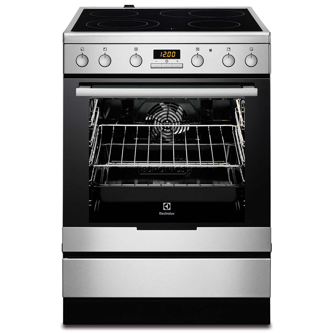 Elektriskā plīts ar keramisko virsmu, Electrolux (60 cm)