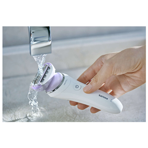 Philips SatinShave Prestige Wet & Dry, whita/purple - Electric shaver