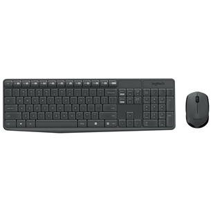 Bezvadu klaviatūra + pele MK235, Logitech / US