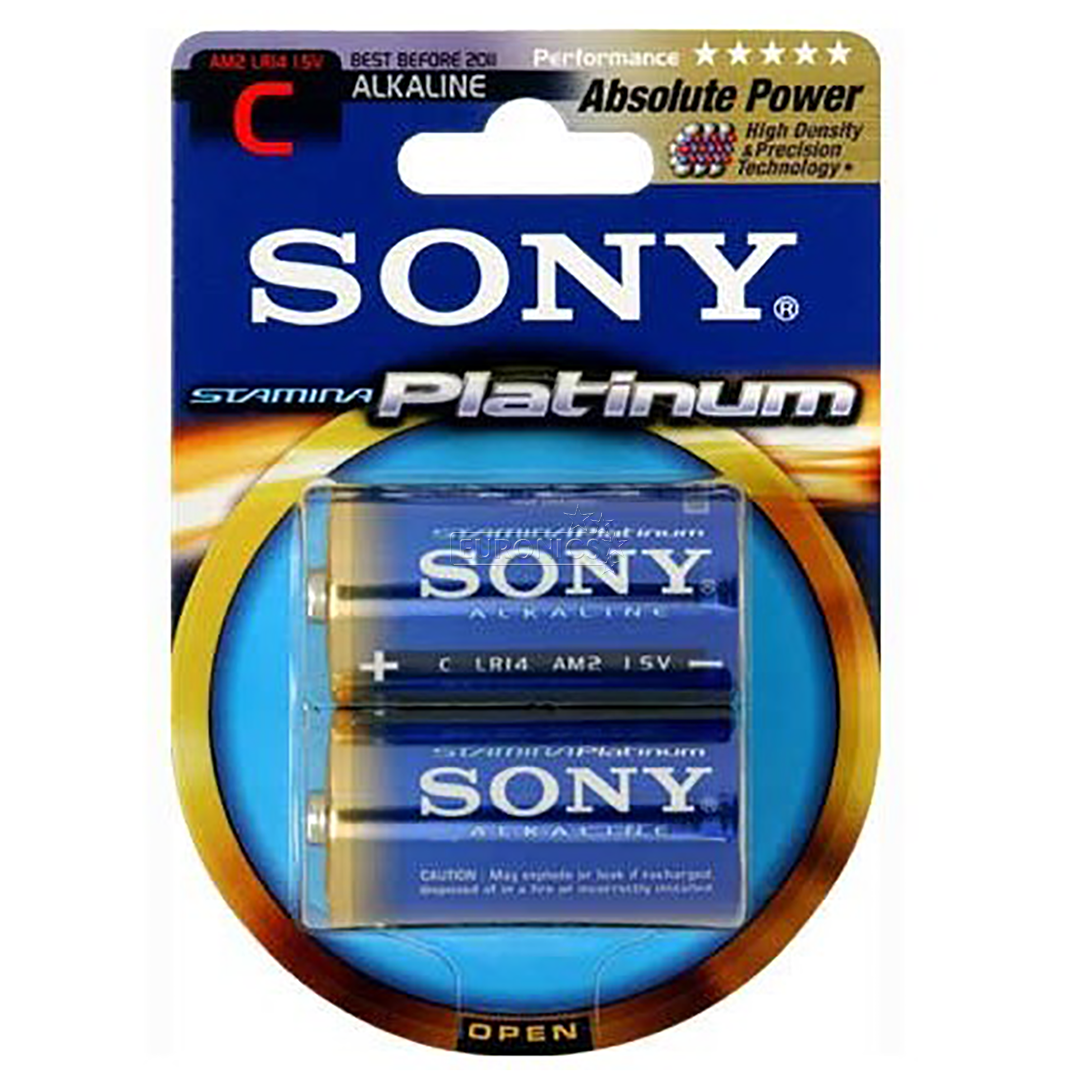 Baterijas C/LR14 Stamina Platinum, Sony / 2 gab