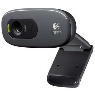 Logitech C270, HD, black - Webcam