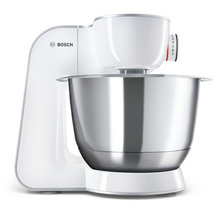 Bosch MUM5 CreationLine, 3,9 л/1,25 л, 1000 Вт, белый/серый - Кухонный комбайн