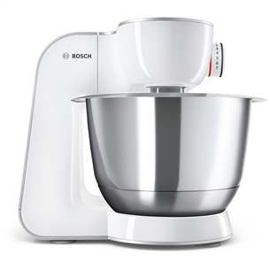 Bosch MUM5 CreationLine, 3.9 L/1.25 L, 1000 W, balta/pelēka - Virtuves kombains