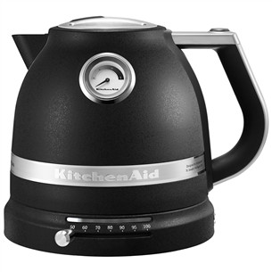 KitchenAid Artisan, temperatūras regulācija, 1.5 L, melna - Tējkanna